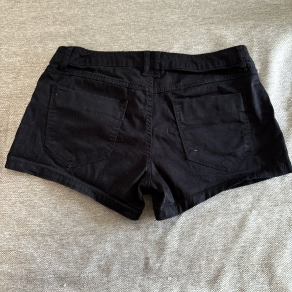 Denim Black Jean Shorts